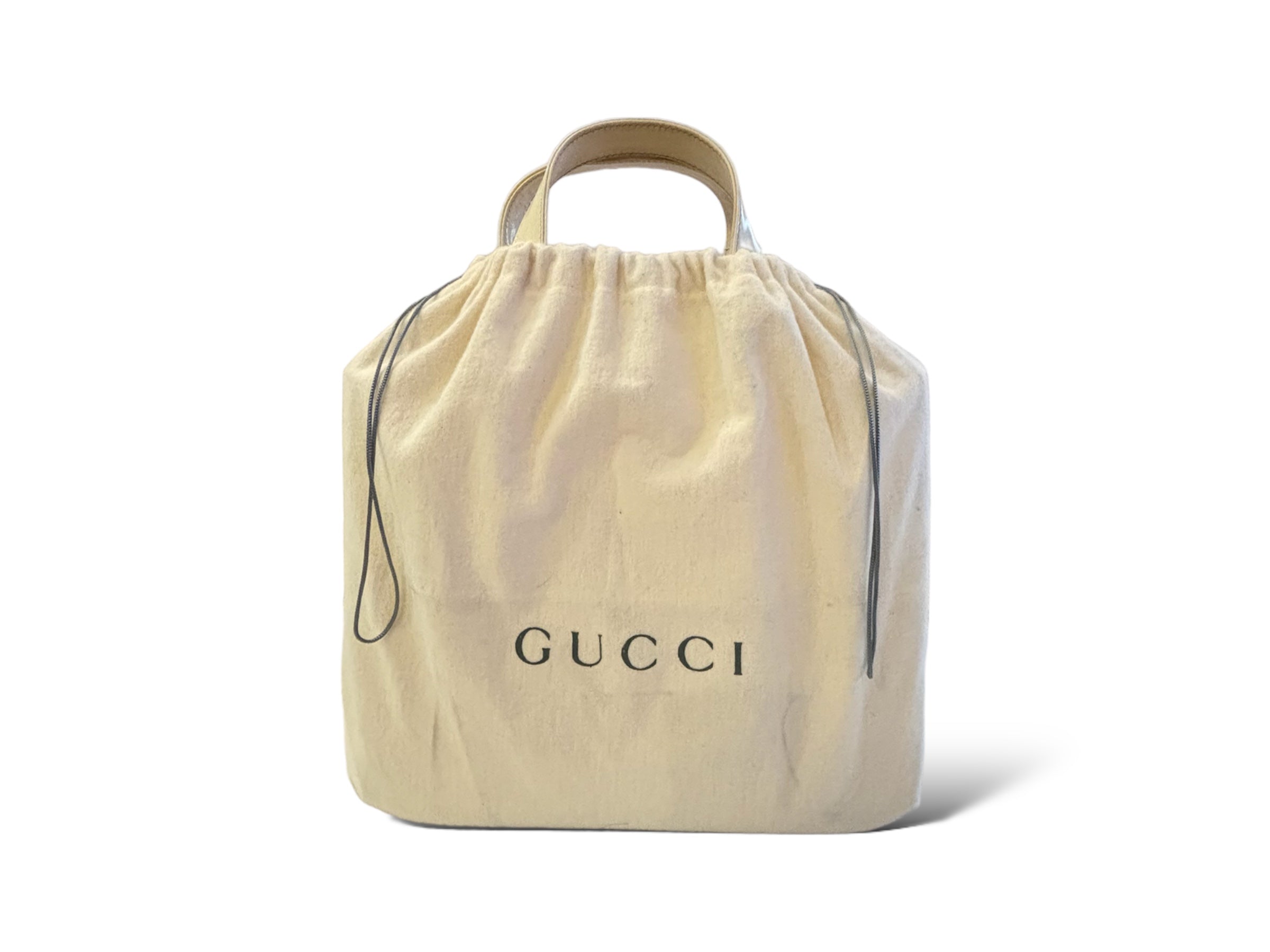 GUCCI Vintage GG Logo Tote with Strap
