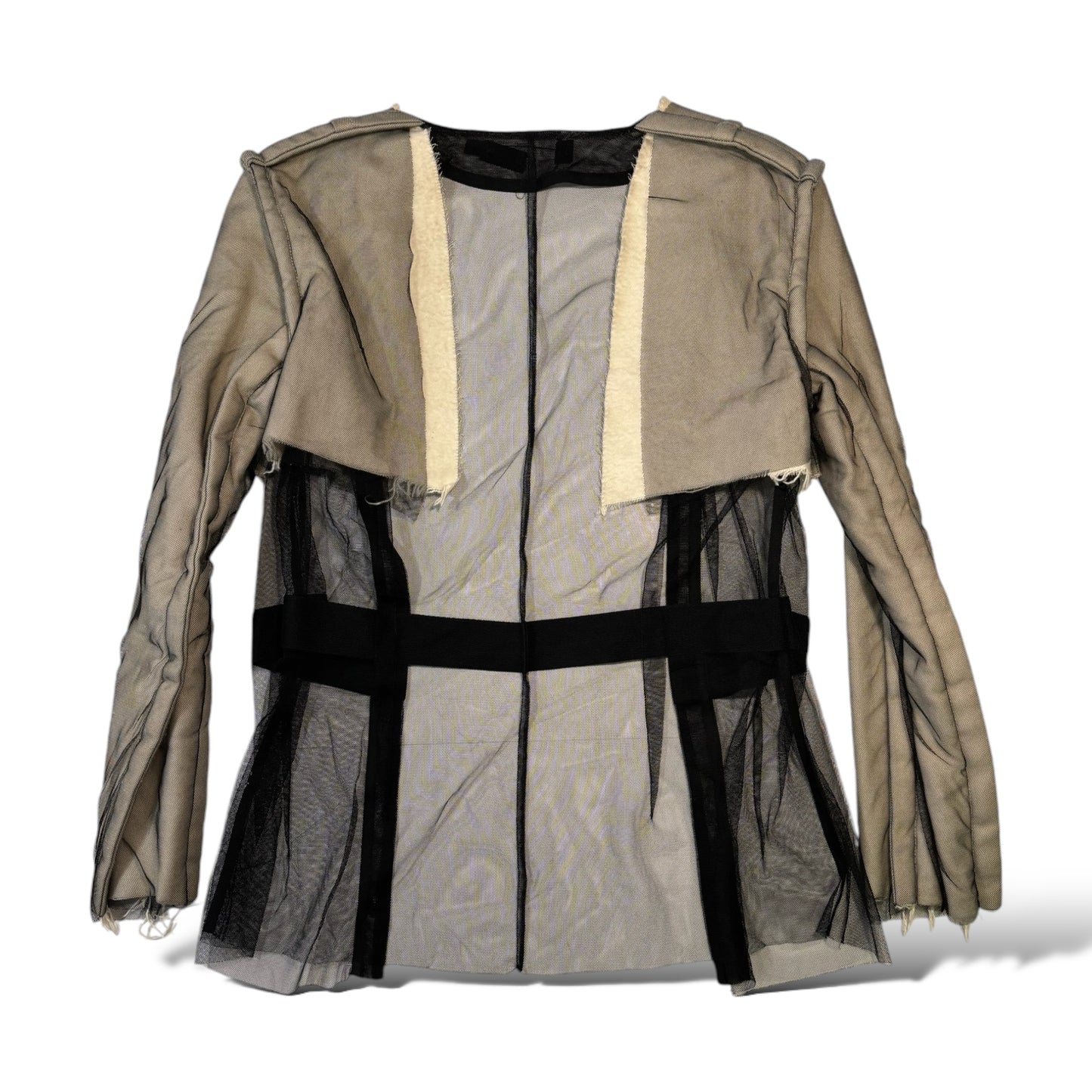 PHOEBE ENGLISH Mesh & Cotton Jacket |Size: Medium|