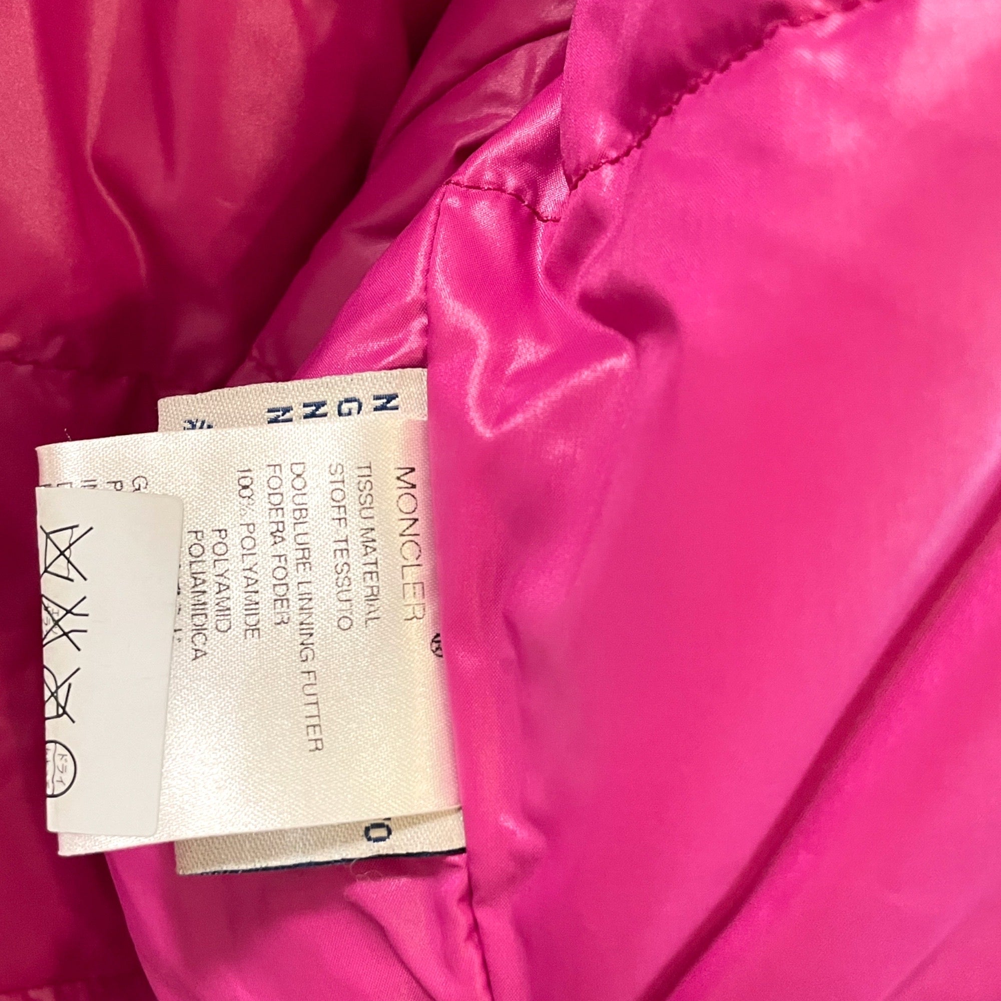 AUTHENTIC MONCLER Tessuto Down Puffer Jacket with Detachable Zip Hood |Size: 0|