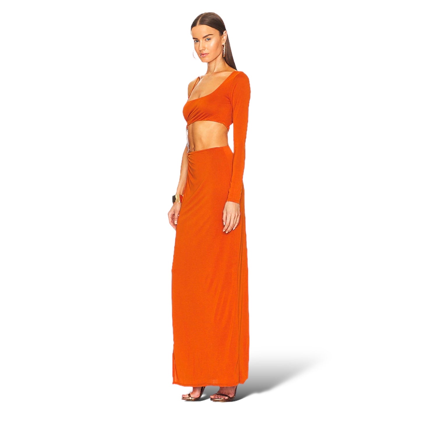 CAMILA COELHO Jocelyn Maxi Dress in Rust
|Size: XS|