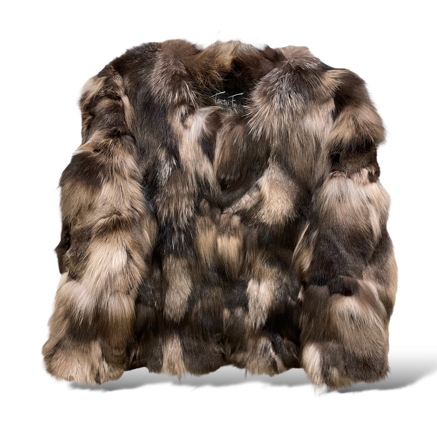 TSONTOS Custom Made STUNNING Multi-Color Fox Fur Coat
| Size: Small |