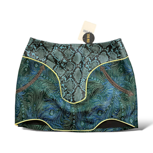 KIM SHUI Unique & BEAUTIFULLY Printed Mini Skirt Made in Italy
| Size: XS |