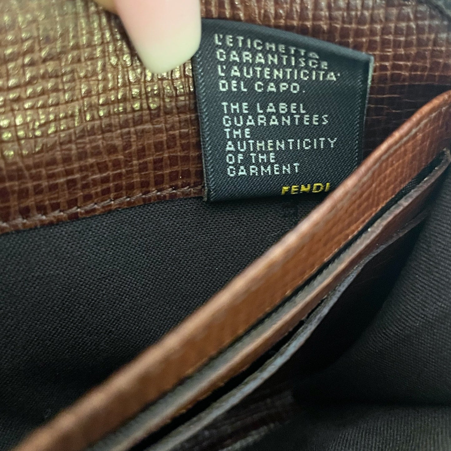 FENDI ZUCCA Print Long Zip Wallet