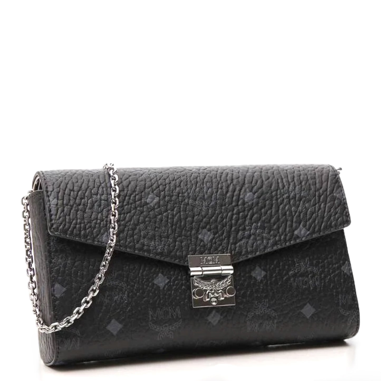 MCM Millie Visetos Flap Crossbody Bag