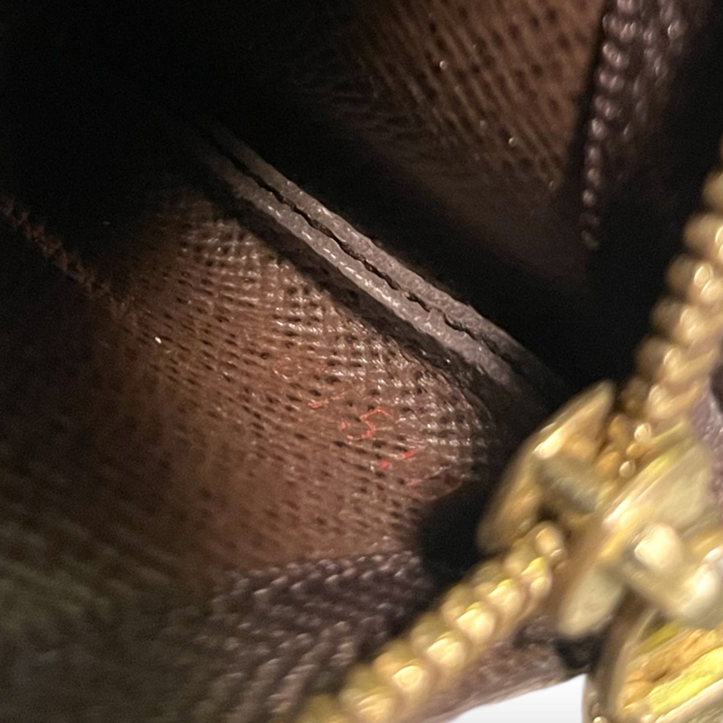 LOUIS VUITTON Damier Ebene Key Pouch