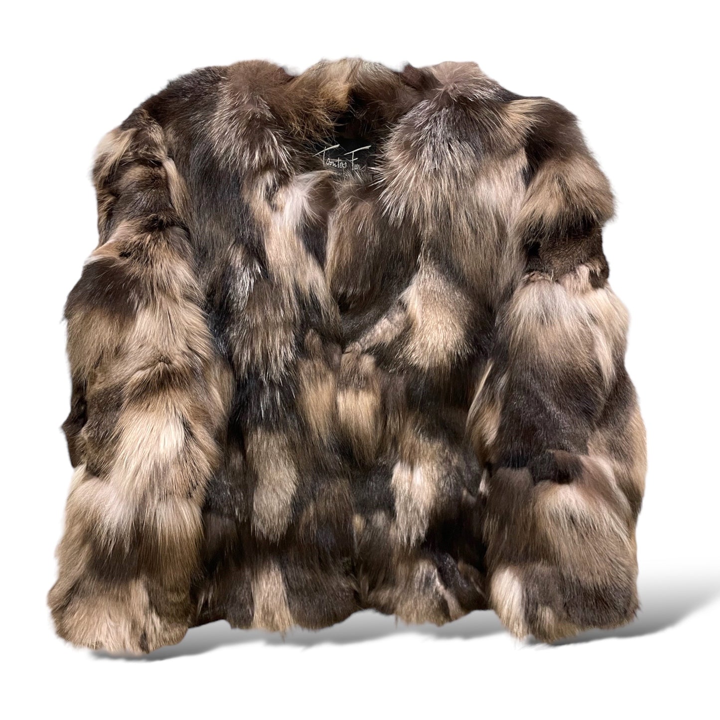 TSONTOS Custom Made STUNNING Multi-Color Fox Fur Coat
| Size: Small |