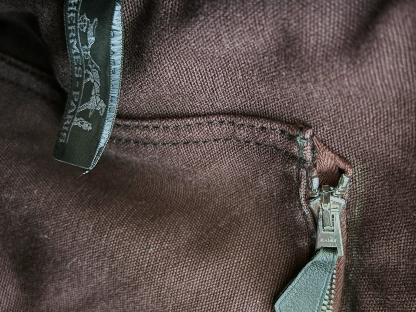 HERMÈS Toile Fourre-Tout MM Tote Bag
