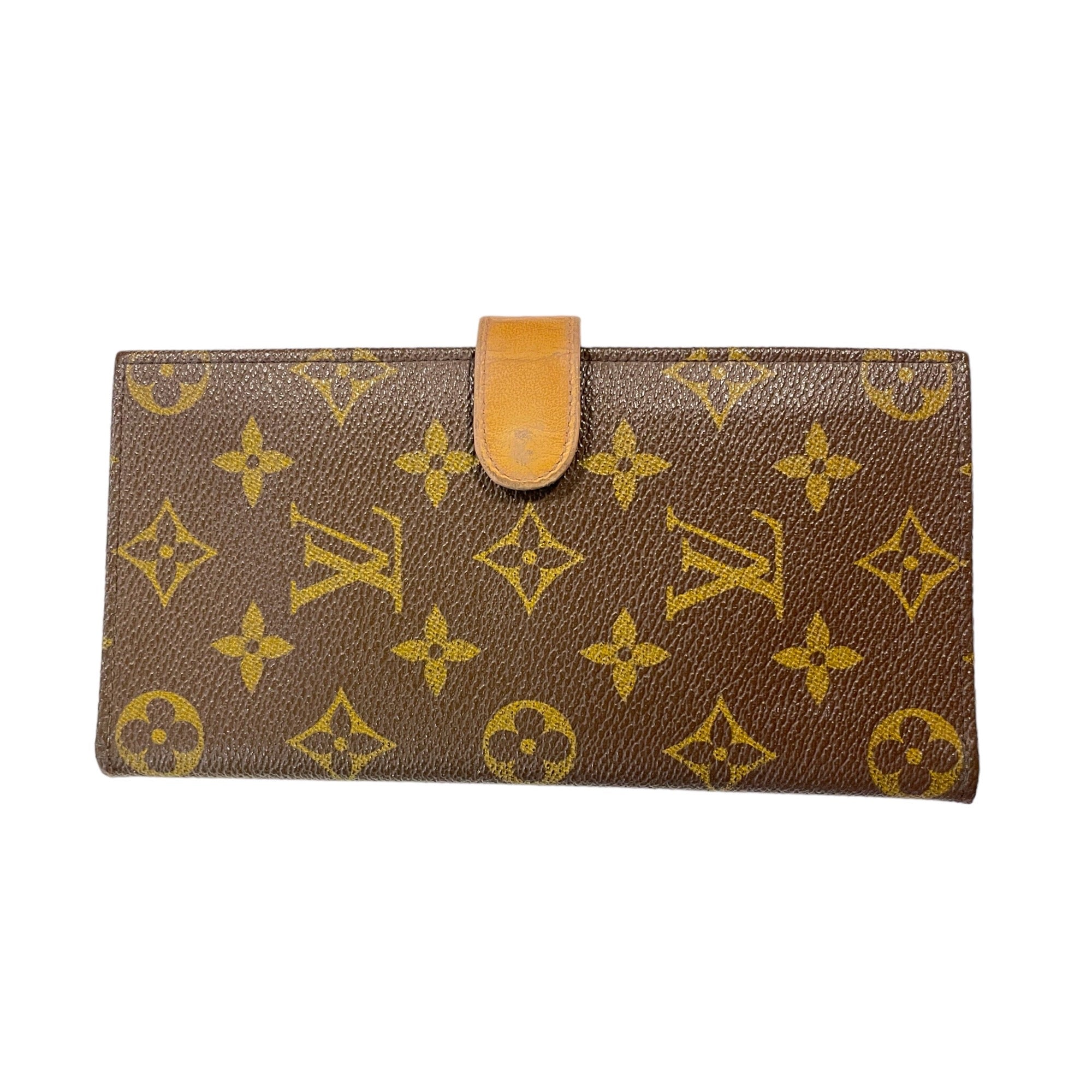 LOUIS VUITTON Vintage Checkbook Holder/Wallet