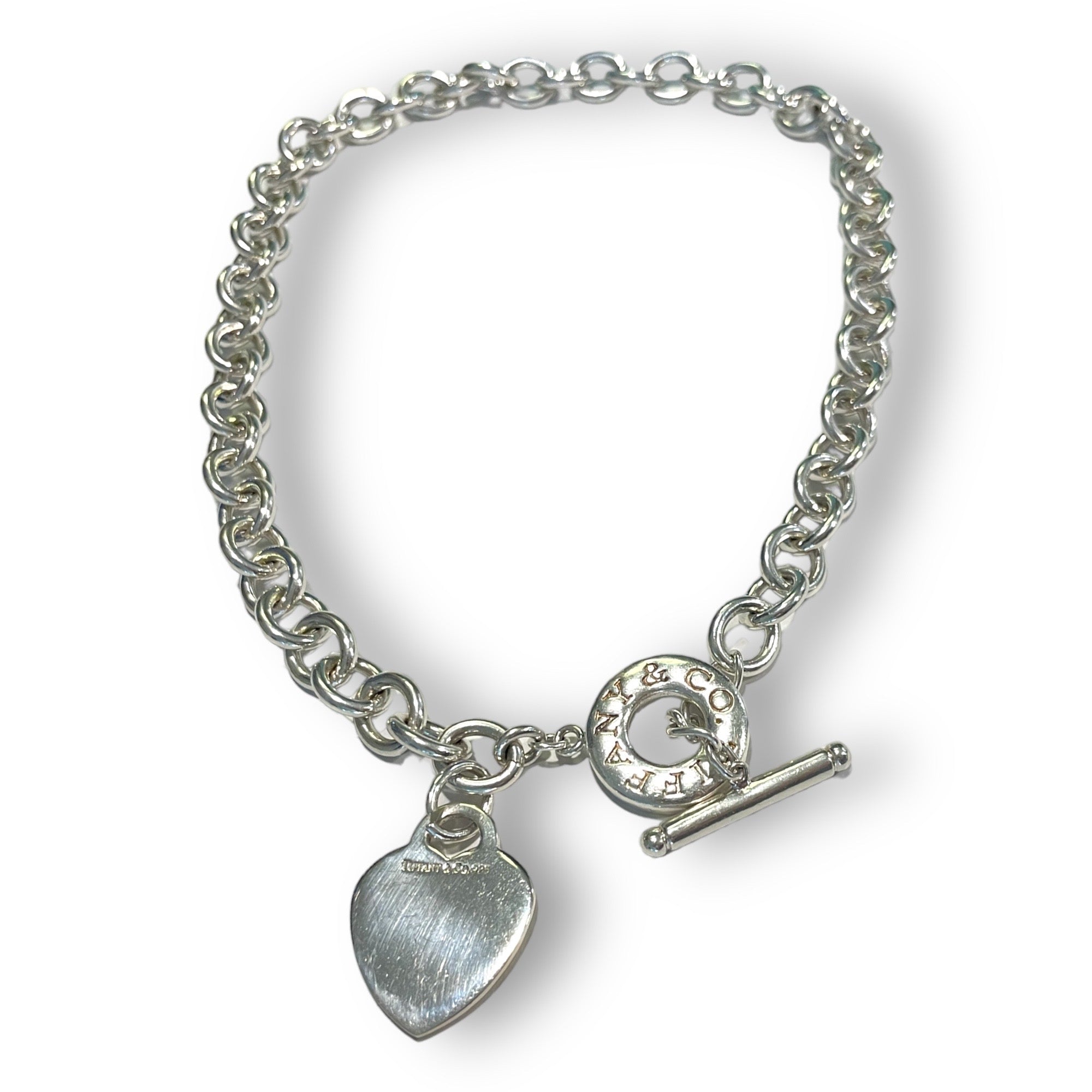 TIFFANY & CO. Heart Tag Toggle Necklace