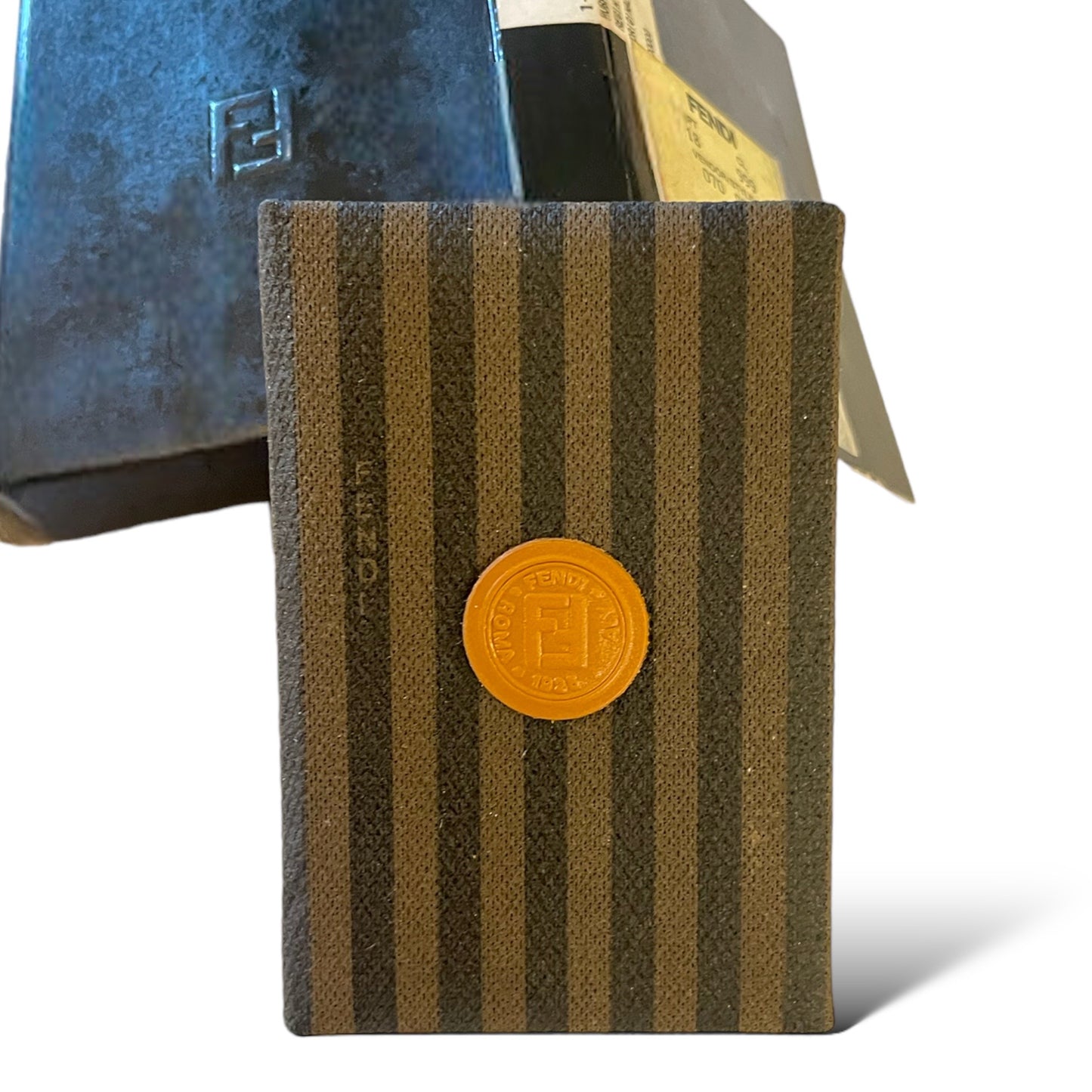 FENDI Vintage Pequin Stripped Address Book (ALL original packaging)