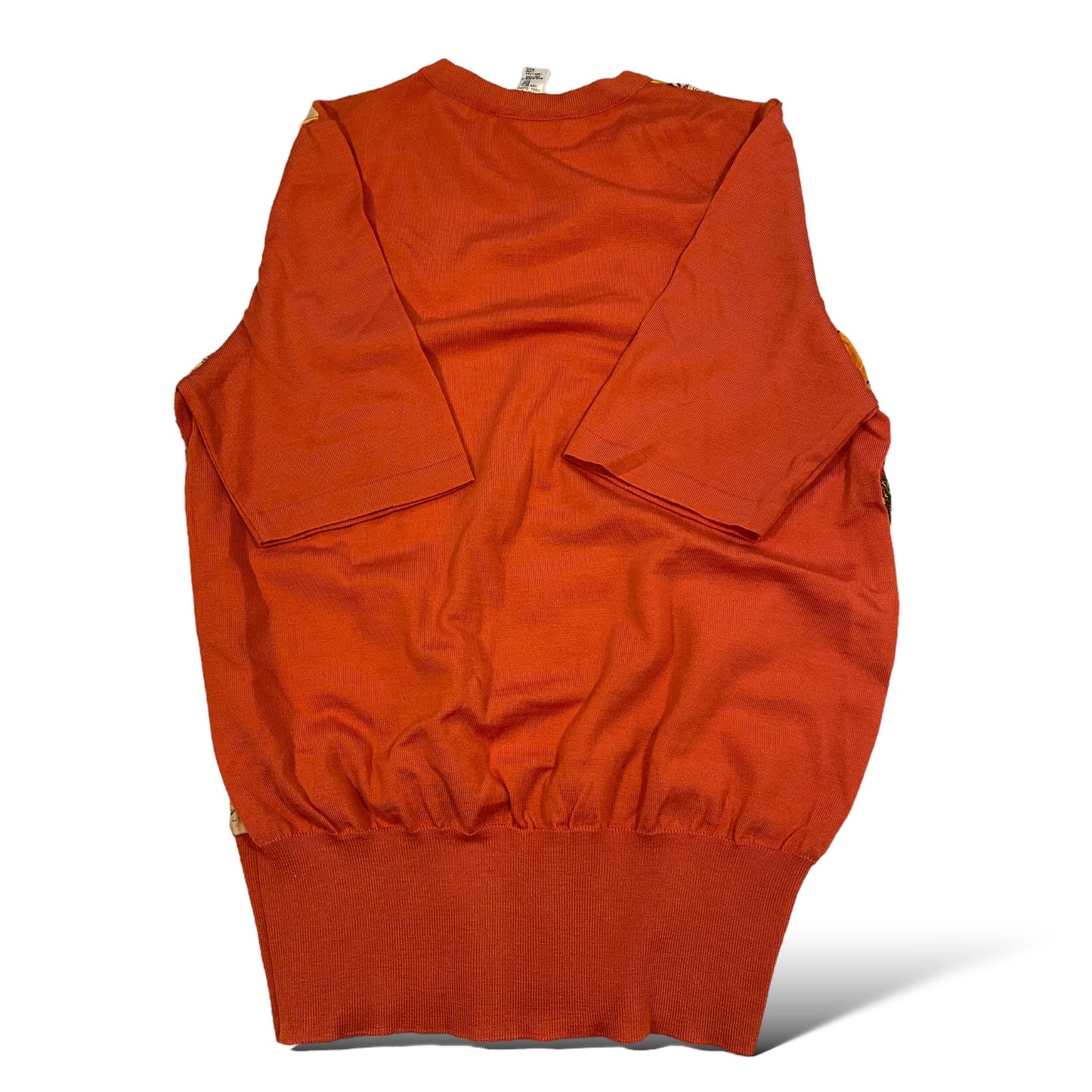 CELINE PARIS Silk & Wool Made in Italy Short Sleeve Top 
|Size: 42|