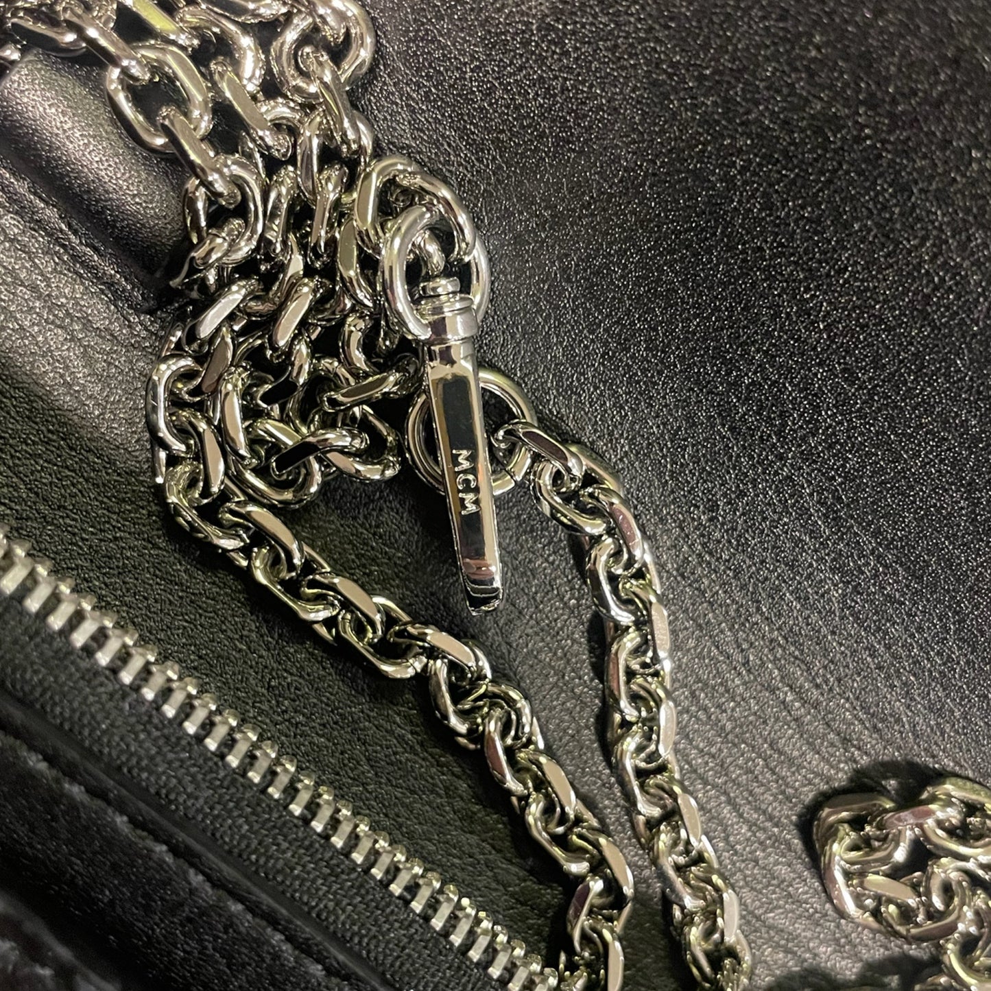 MCM Millie Visetos Flap Crossbody Bag