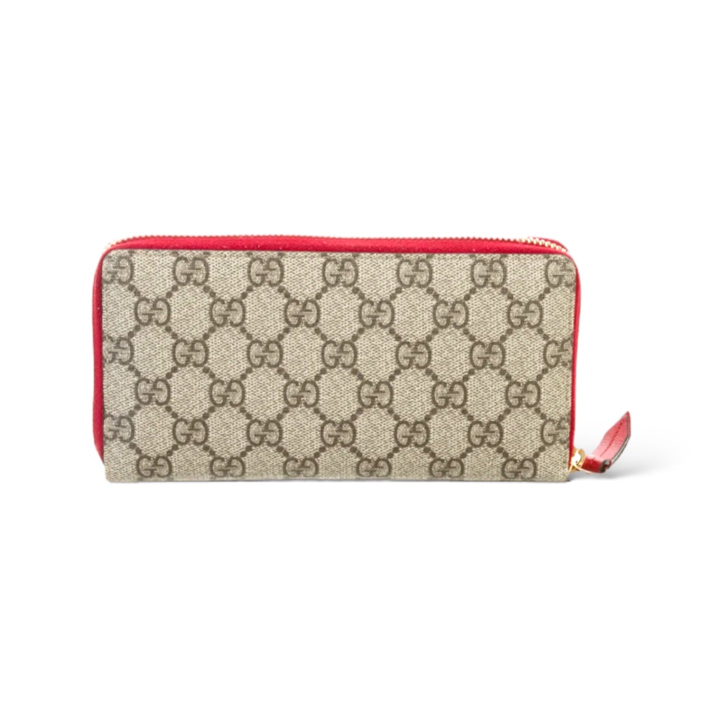 GUCCI 2017 Rainbow Soft GG Supreme Long Zip Around Wallet
