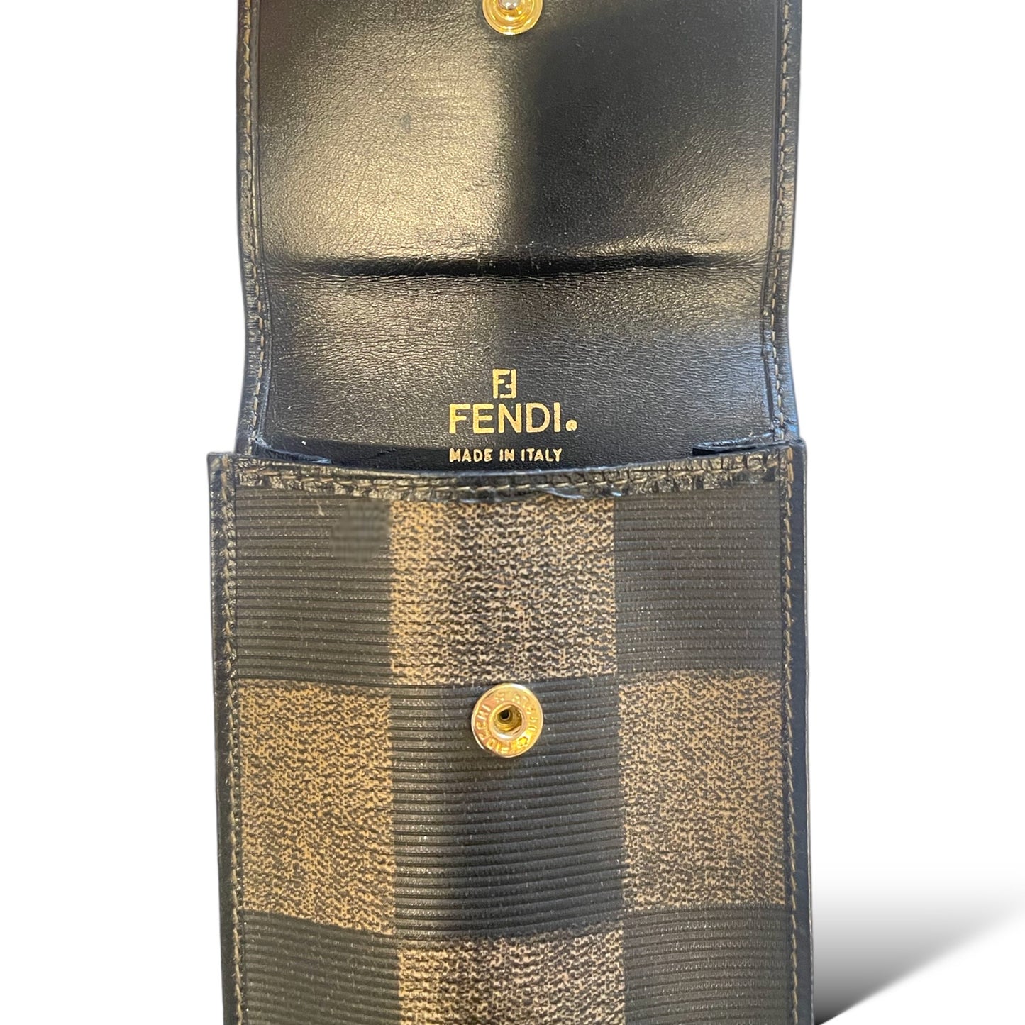 FENDI Vintage Penguin Checkered Print Sunglasses/Eyeglasses Case