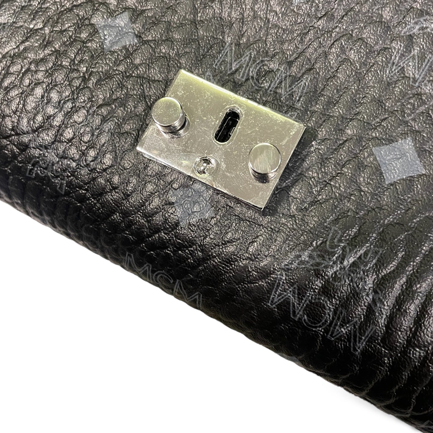 MCM Millie Visetos Flap Crossbody Bag
