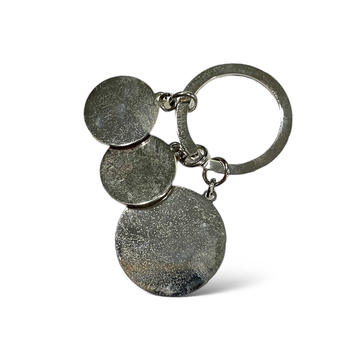 Authentic CHANEL COCO 3 Charm CC Logo Keychain/Key Holder