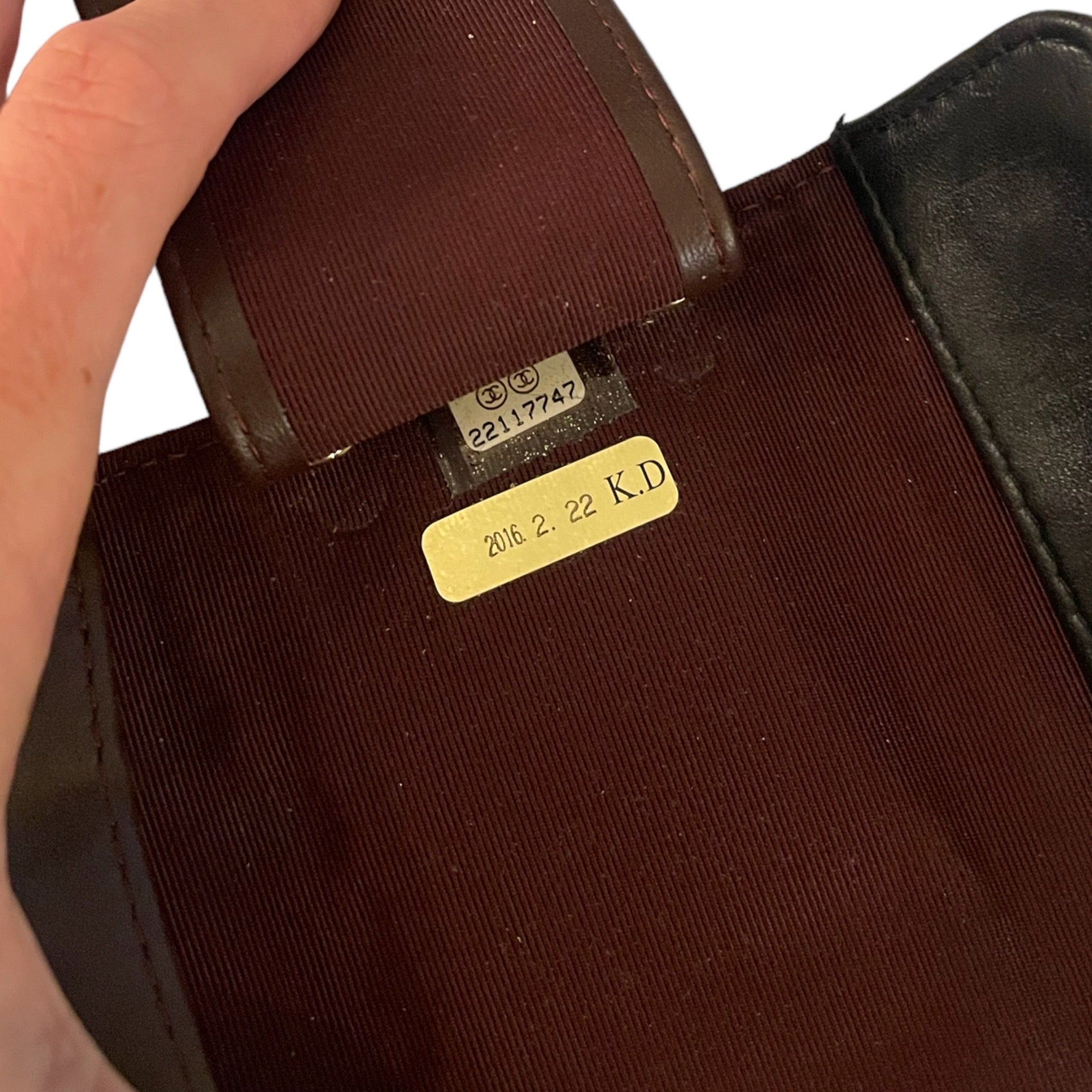 CHANEL Vintage Key & Card Holder in Quilted Black Leather