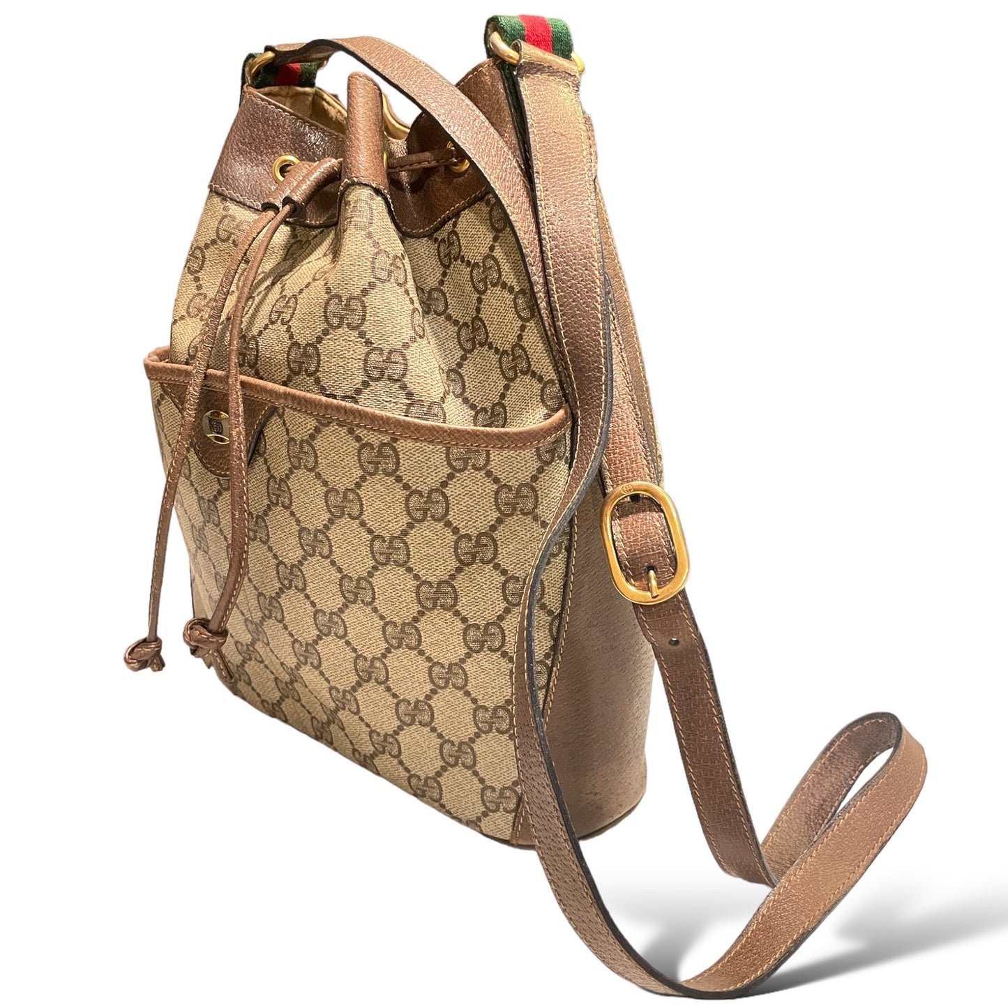 GUCCI Vintage Drawstring Bucket Bag