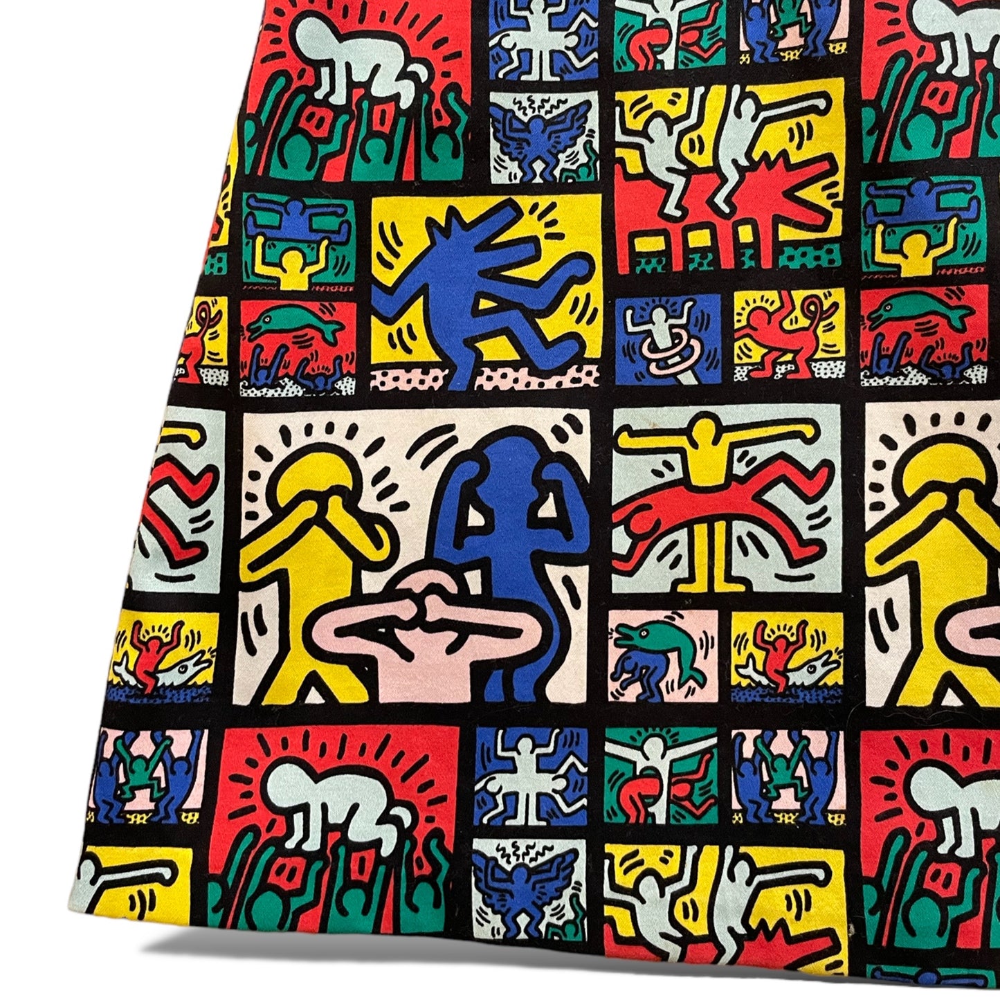 KEITH HARING X ALICE + OLIVIA Graphic Print Mini Skirt | Size: XS |
