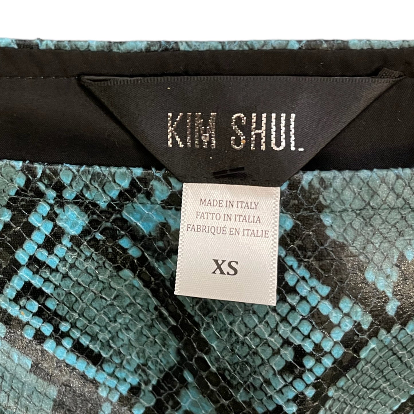 KIM SHUI Unique & BEAUTIFULLY Printed Mini Skirt Made in Italy
| Size: XS |