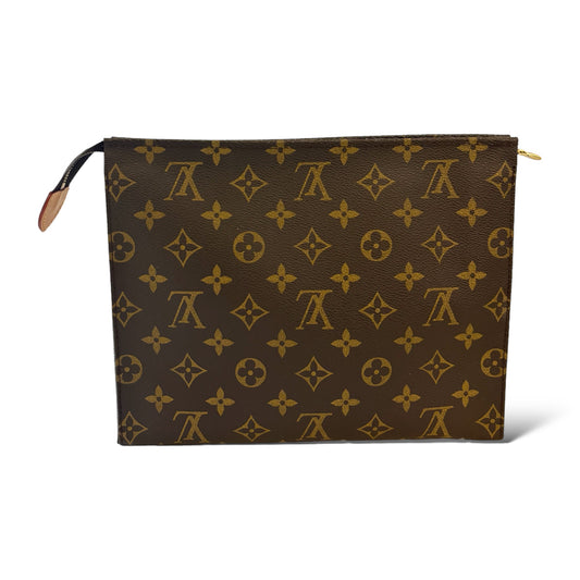 Louis Vuitton Pochette Accessoire leather clutch bag