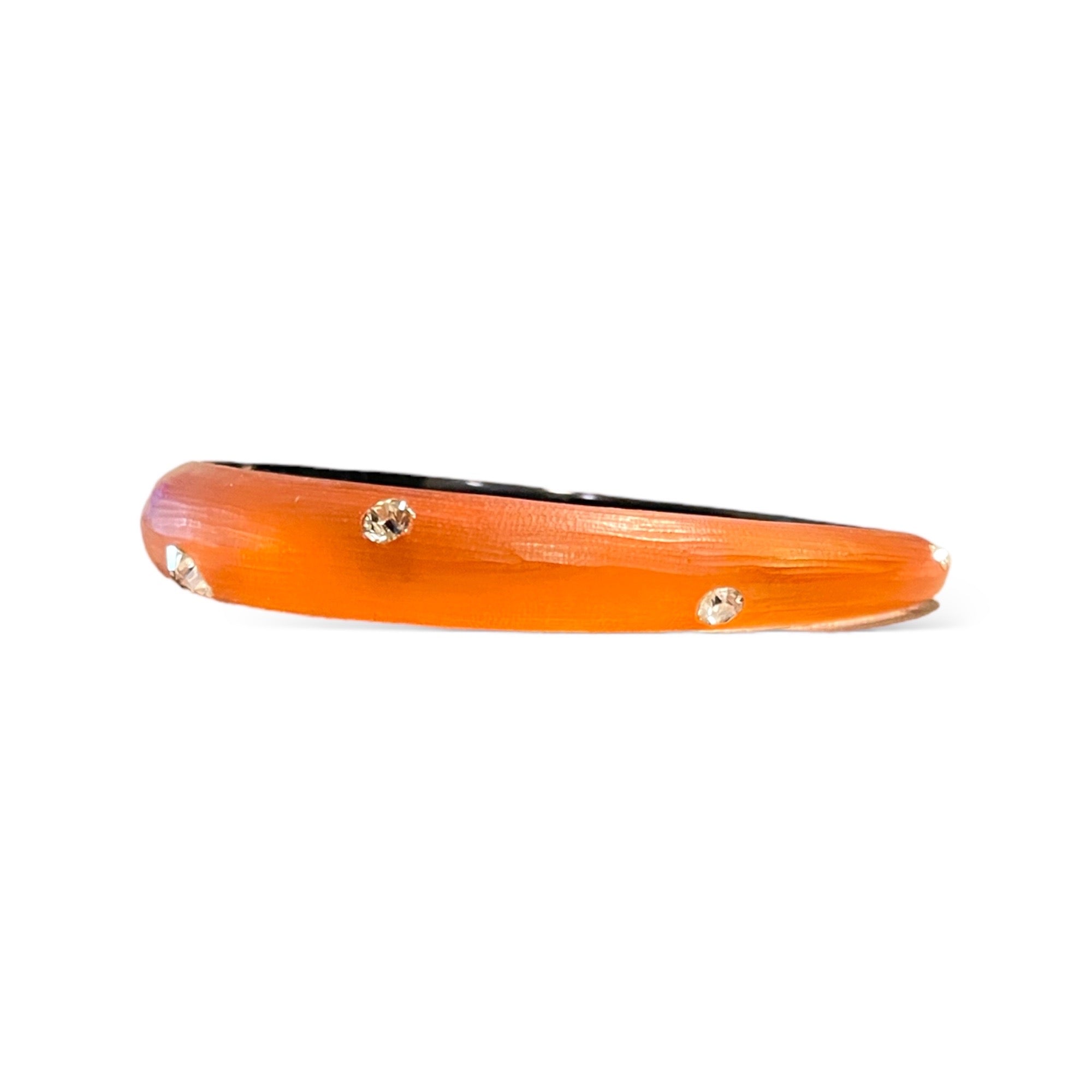 ALEXIS BITTAR Hand Crafted Lucite & Crystal Encrusted Bangle