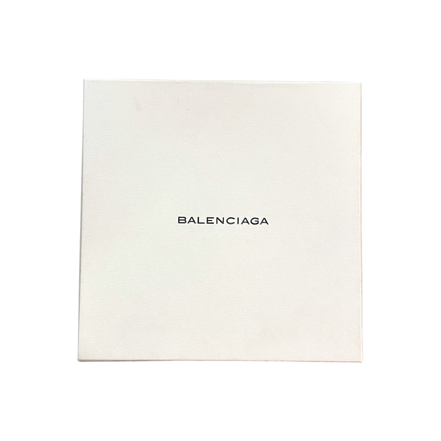 BALENCIAGA PARIS Black Leather Belt with Silver Grommet Accents |SIZE: 85/34|