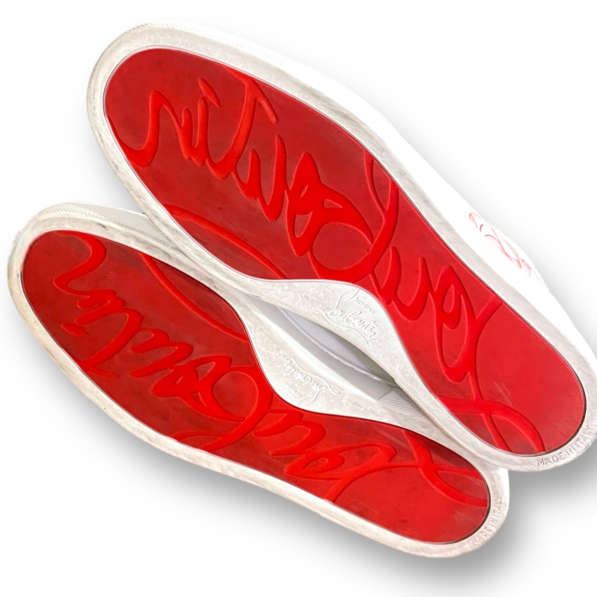 Christian Louboutin Loupin Up Donna High-Top Leather Sneakers |Size:IT 38|