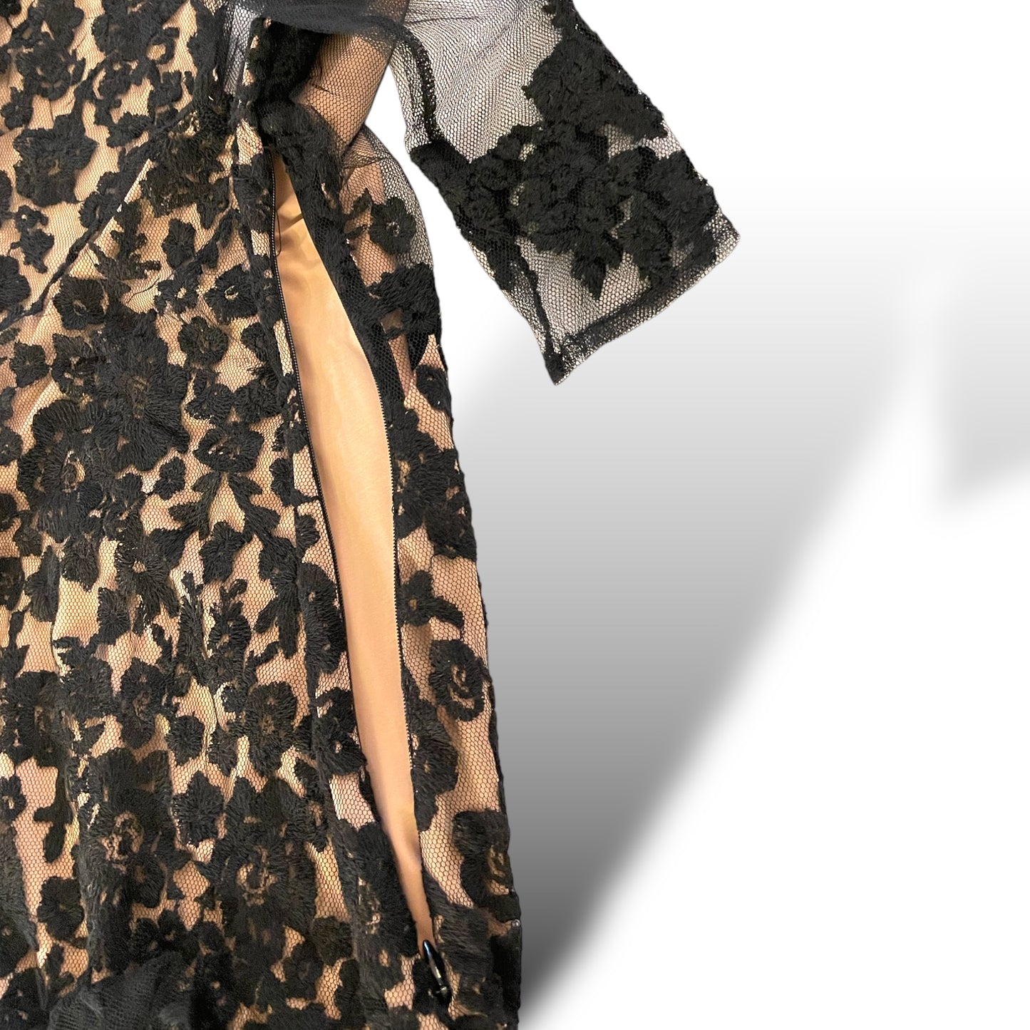 FOR LOVE & LEMONS Lace & Mesh Dress |Size: XS|