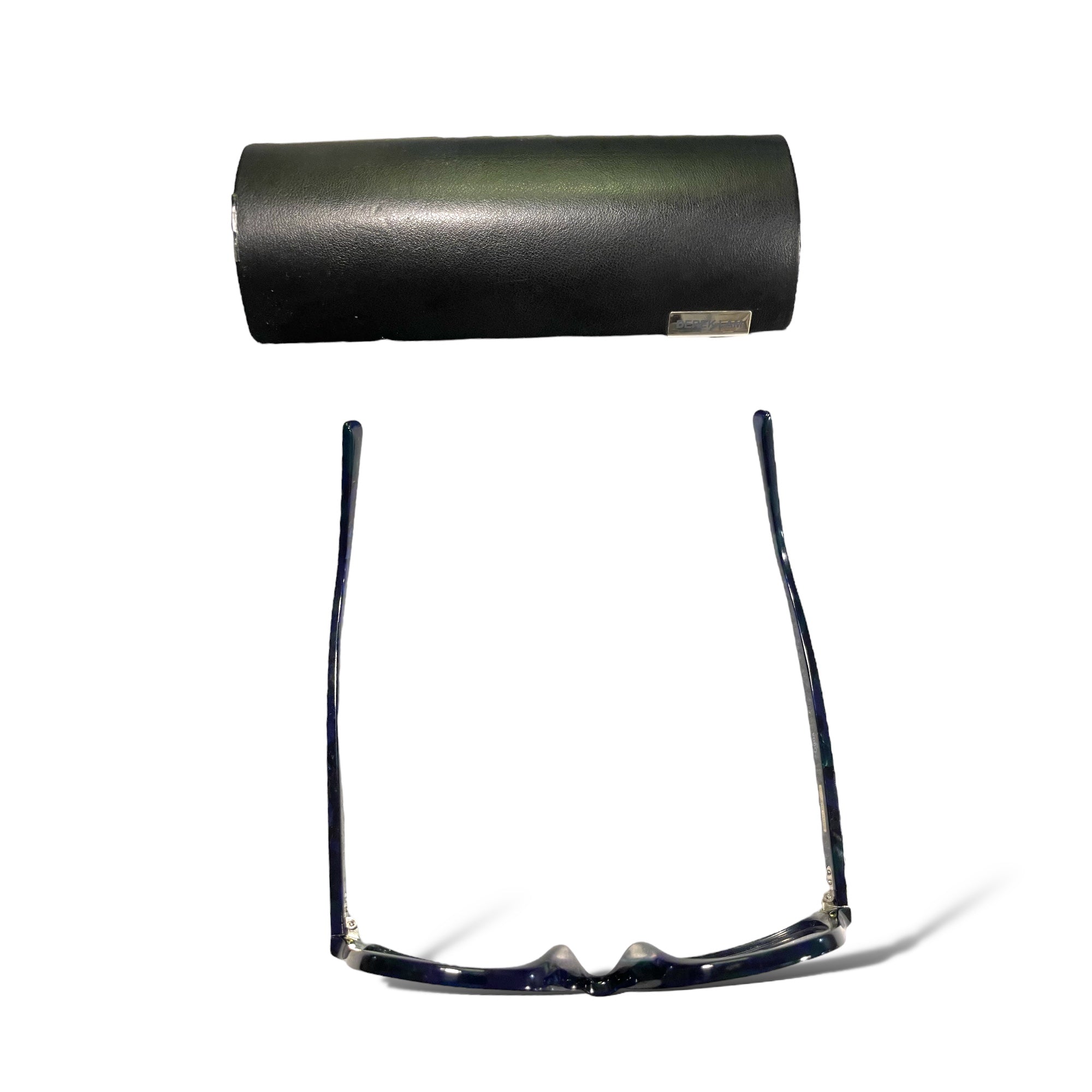DEREK LAM Navy Tortoise Eyeglass Frames Made in Japan