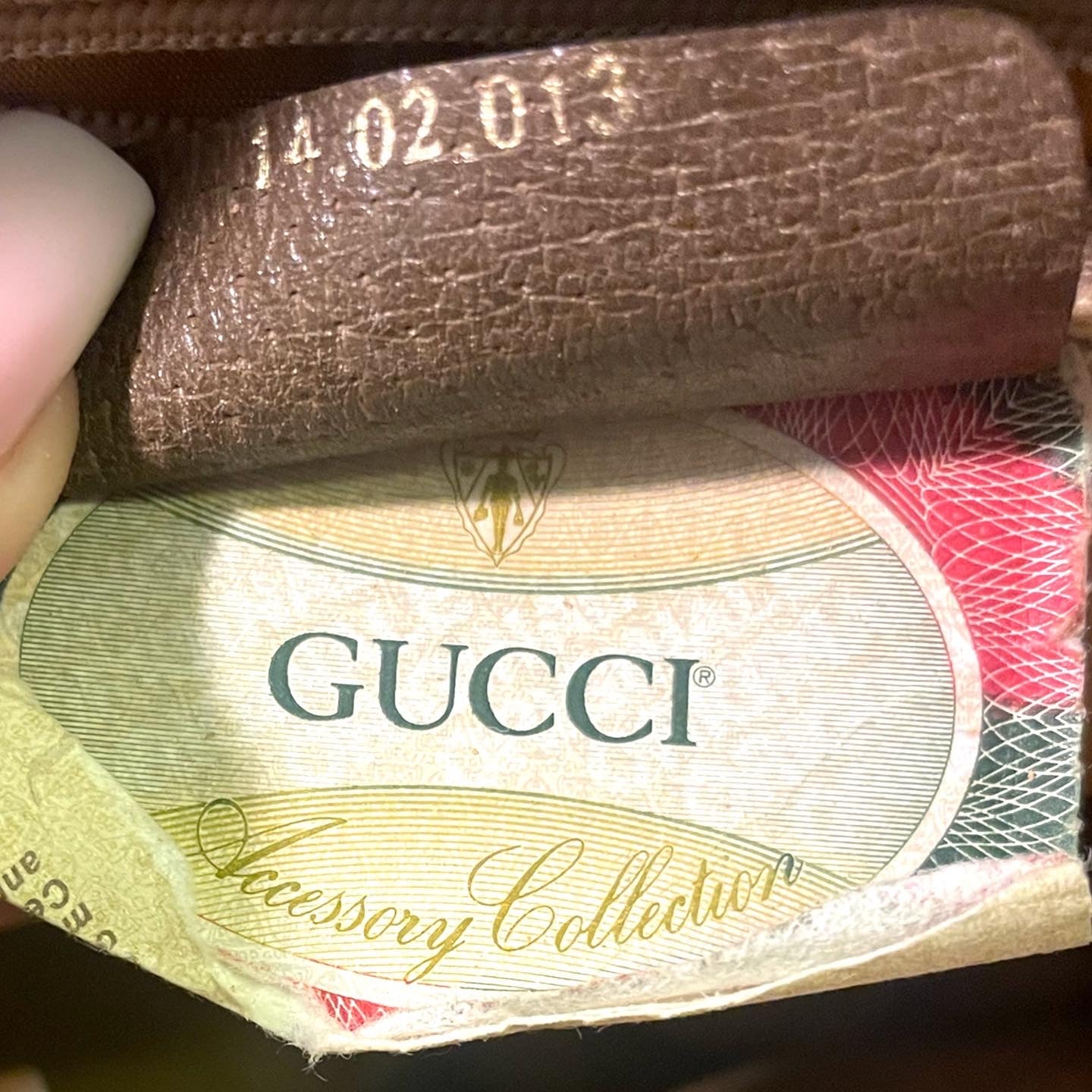 GUCCI Ophidia Vintage Accordion Shoulder Bag