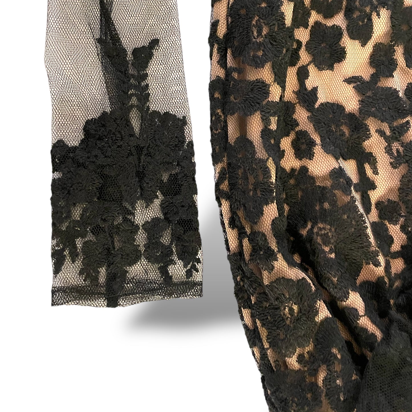 FOR LOVE & LEMONS Lace & Mesh Dress |Size: XS|