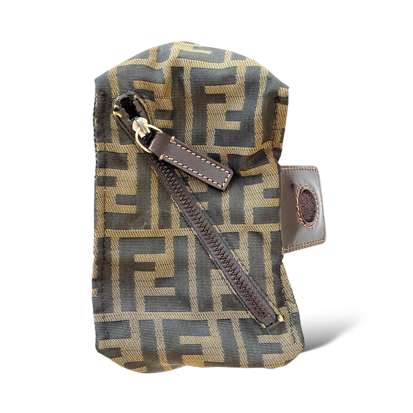FENDI Vintage Zucca Print Pouch / Makeup Case