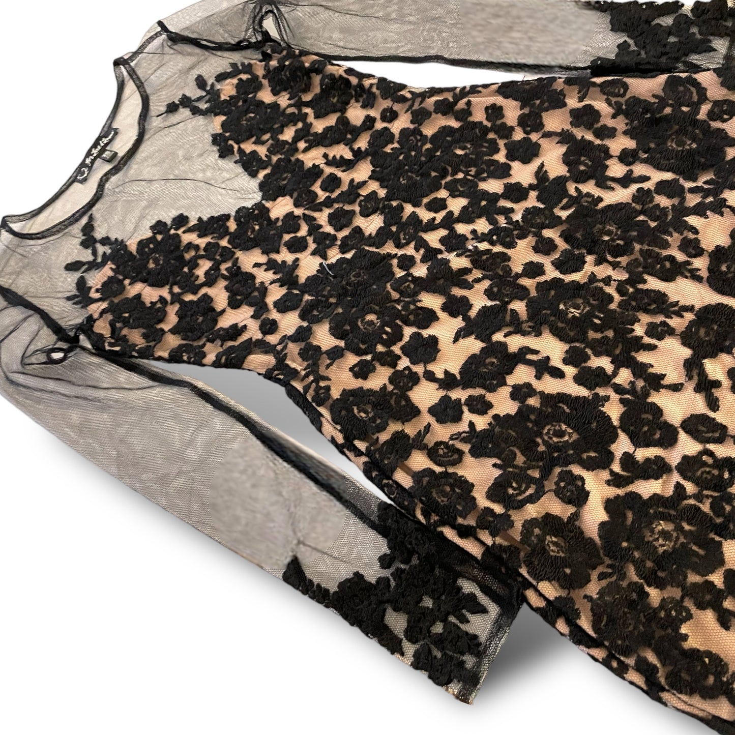 FOR LOVE & LEMONS Lace & Mesh Dress |Size: XS|