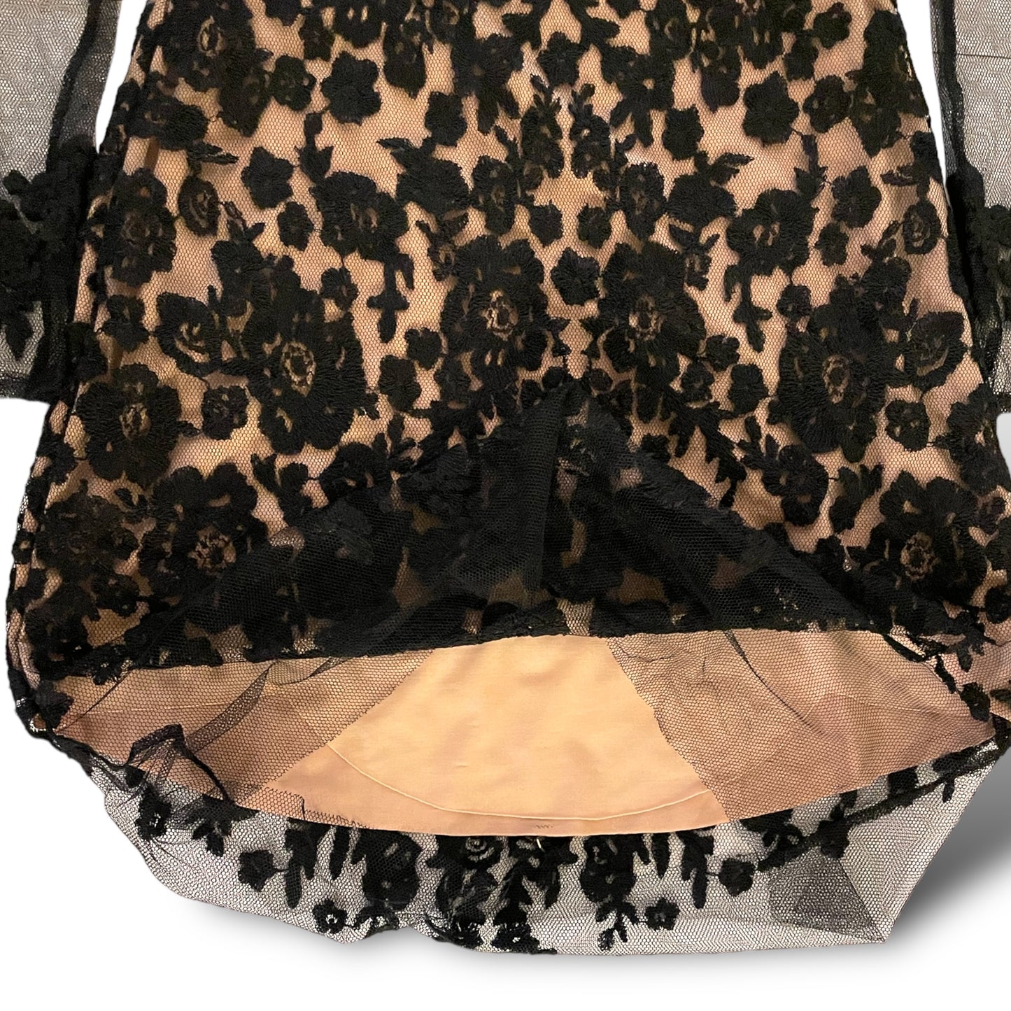 FOR LOVE & LEMONS Lace & Mesh Dress |Size: XS|
