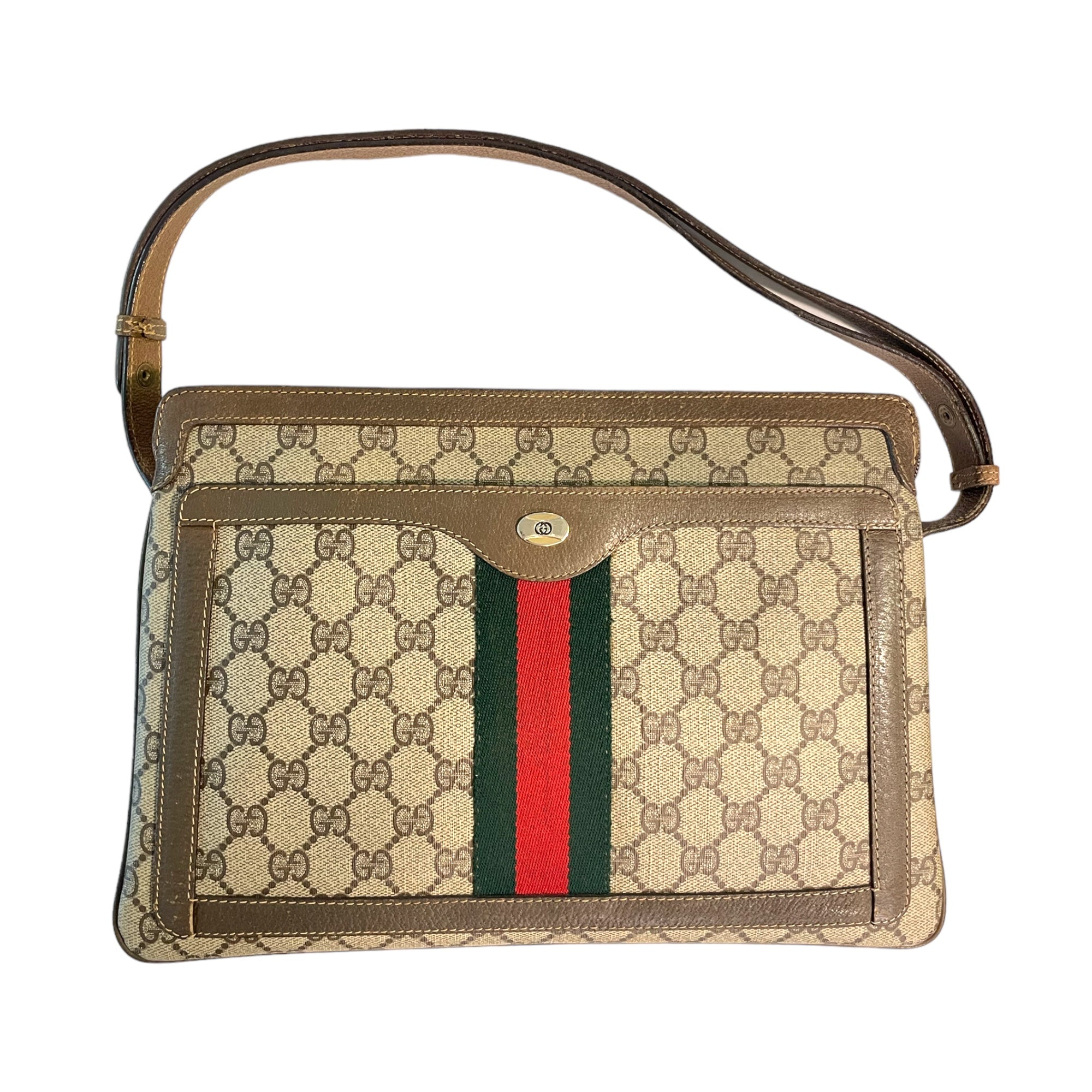 GUCCI Ophidia Vintage Accordion Shoulder Bag