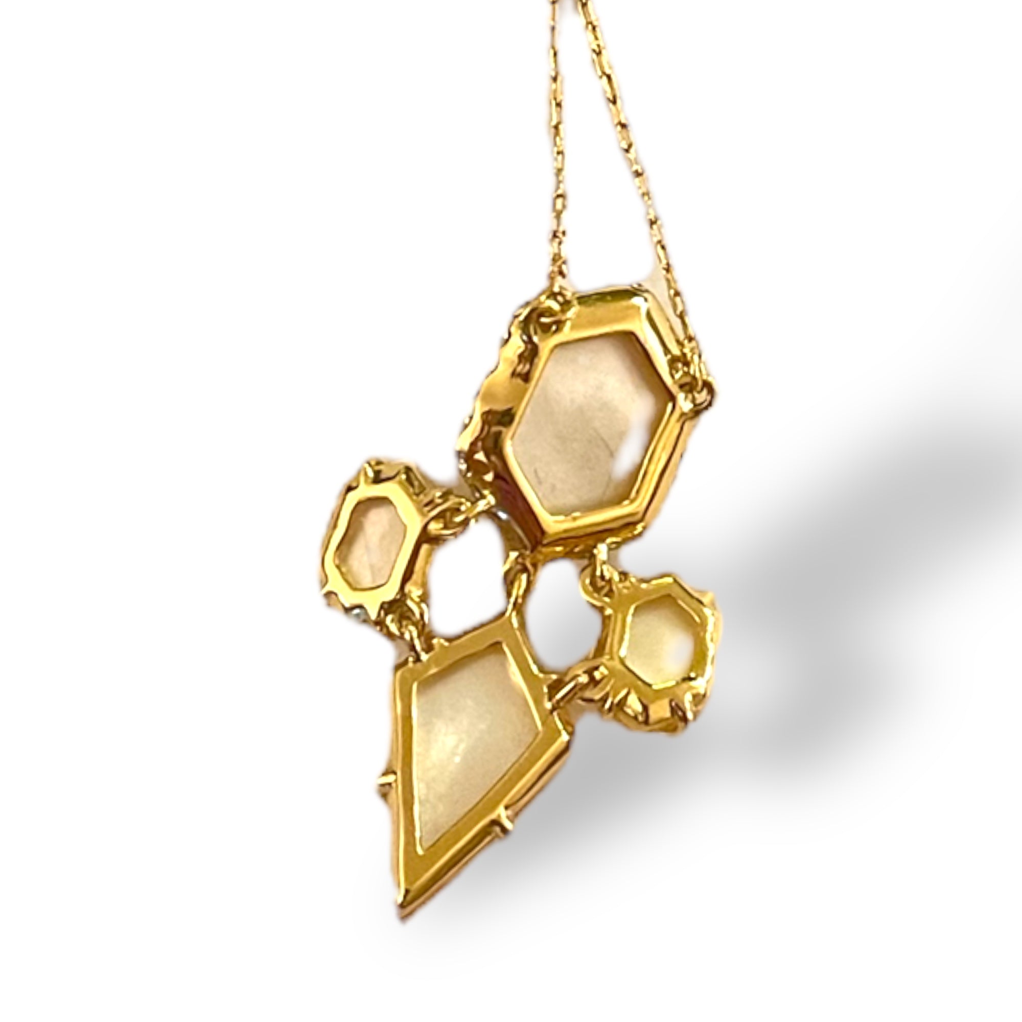 ALEXIS BITTAR Blush & Gold-Tone Metal Necklace