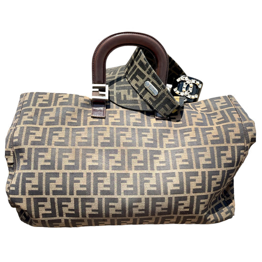 Fendi Zucca Print Large Vintage Twin Tote - photo 2 of 15