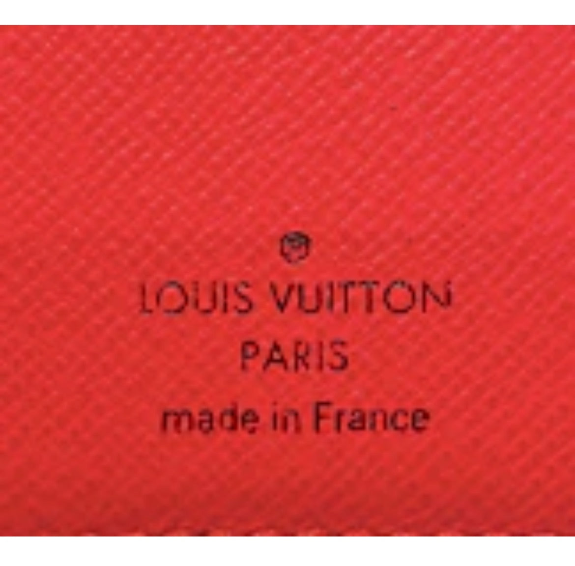 Louis Vuitton Fire Red Taigarama Monogram Pocket Organizer