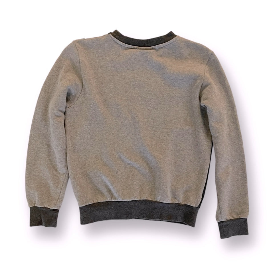 FENDI Double FF Motif Grey & Black Sweater |Size: Youth 12A|