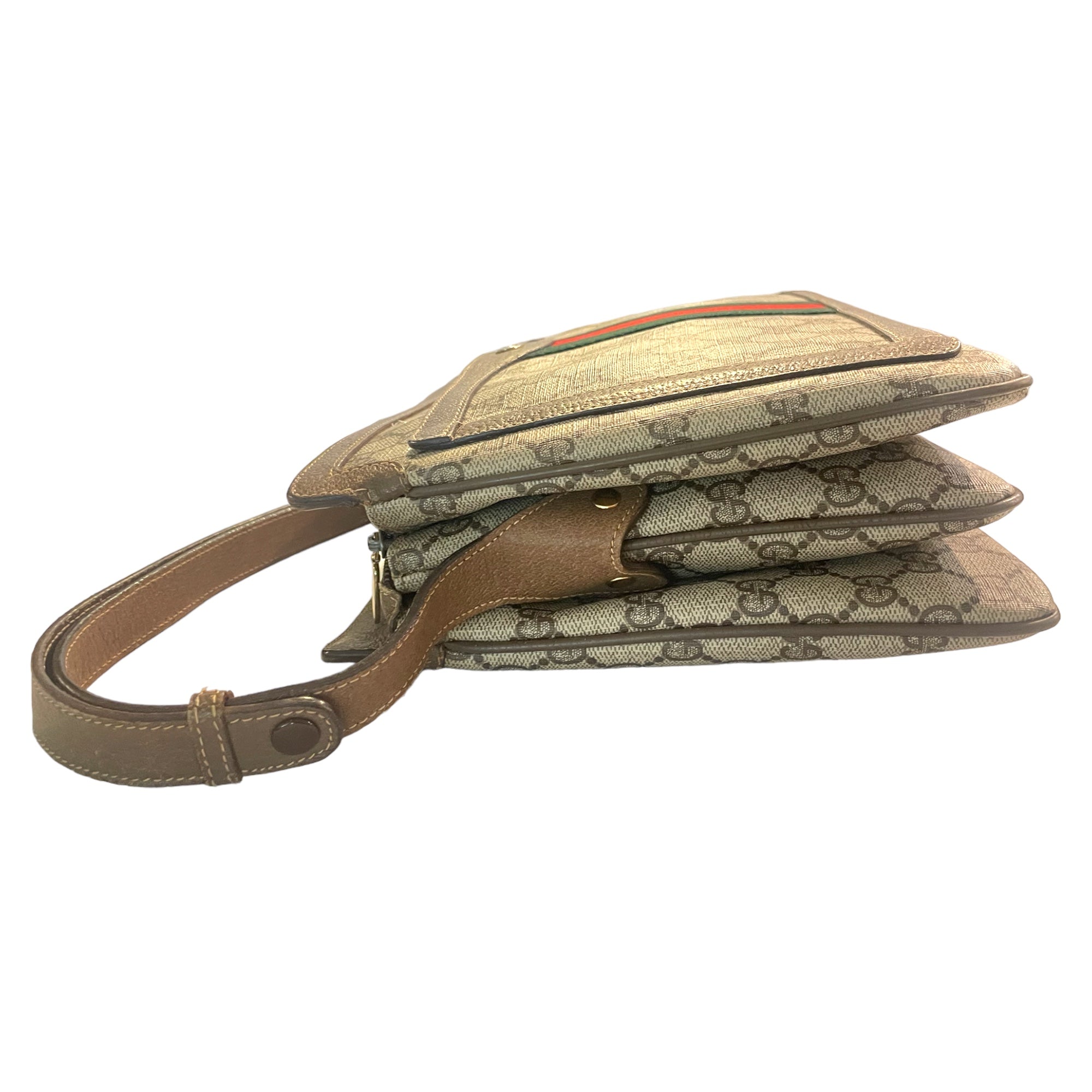 GUCCI Ophidia Vintage Accordion Shoulder Bag