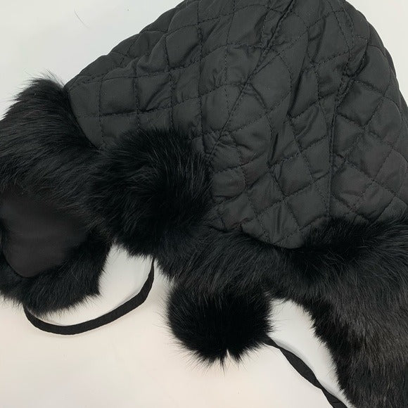 Surell Dyed Fox Fur Trapper Hat