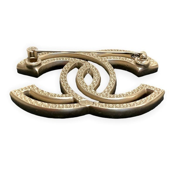 2021 CHANEL Classic CC Large Crystal Brooch