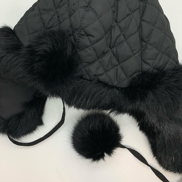 Surell Dyed Fox Fur Trapper Hat