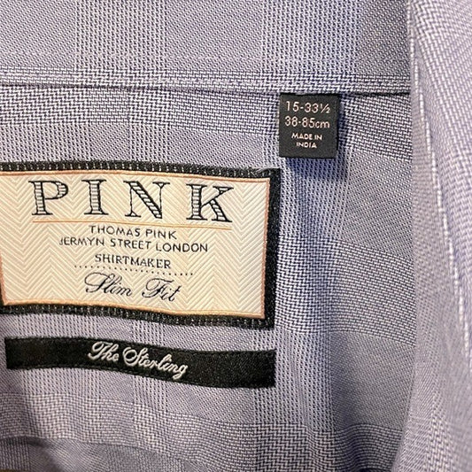 Men’s Thomas Pink Slim Fit Button Down - photo 2 of 8