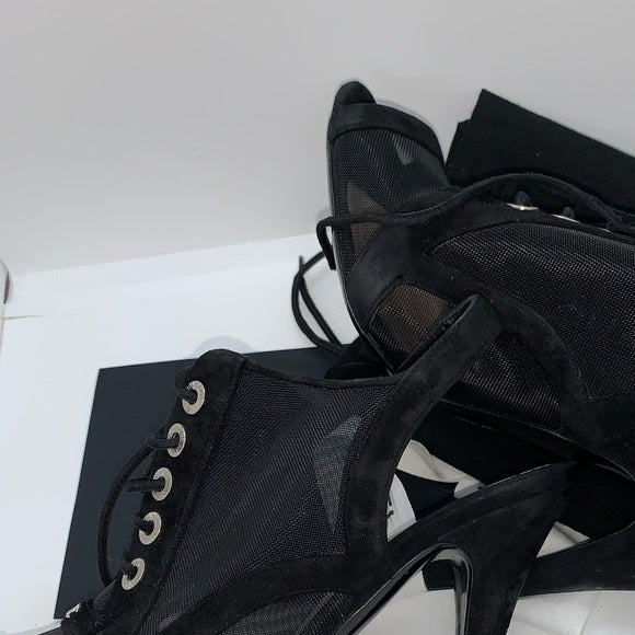 Chanel Mesh Slingbacks