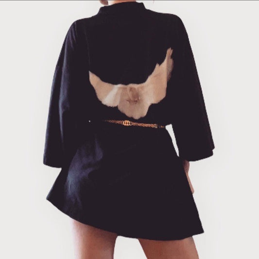 Yeezy Gap Engineered by Balenciaga Dove 3/4 Sleeve TeeBlack XS