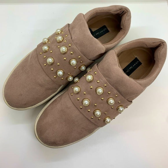Steven by Steve Madden Slip On Blush Suede Flats
