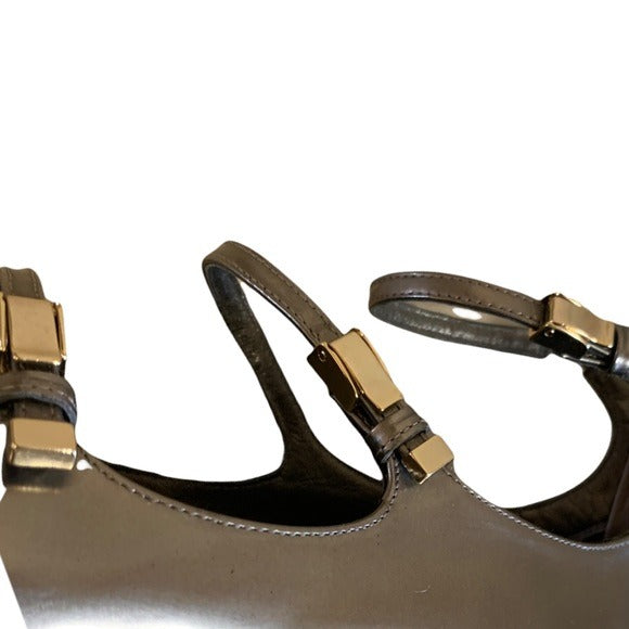 Stuart Weitzman Metallic Flats Size: EU 37.5