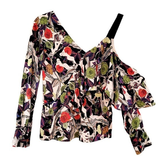 Jason Wu blouse in floral print with woman crêpe de chine | Size: 0 |